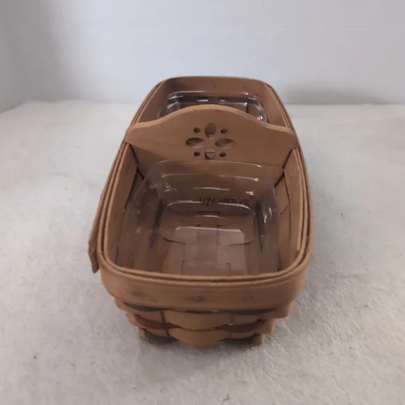 Longaberger 1994 Woven Traditions Bread Basket, Protectors, and Divider! - Picture 5 of 9